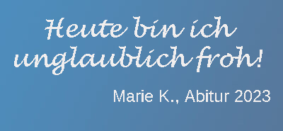 Marie K., Abitur 2023